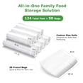 thumbnail image 2 of Bonsenkitchen Vacuum Sealer Bag Variety Pack, 7 Rolls & 50 Precut Heavy Duty Bags, 2 of 9