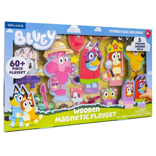 Bluey Wooden Magnetic Playset - Samsclub.com