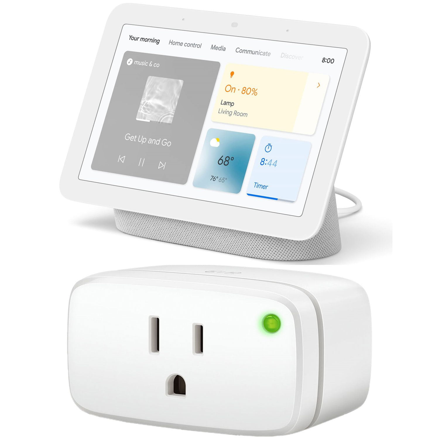 アンプ Google GOOGLE  Google Nest Hub 2nd gen & 2pk. Eve Energy Smart Plugs Bundle