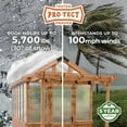 thumbnail image 5 of Backyard Discovery 11'x7' Traditional Cedar Greenhouse - DIY, 5 of 15