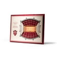 thumbnail image 1 of YouTheFan Indiana Hoosiers 17"x13" 3D 5 Layer Stadium View Wall Art, 1 of 5