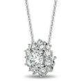 thumbnail image 2 of 1.60 CT. T.W. Round Cut Halo Diamond Pendant Necklace in 18K Gold, 2 of 5