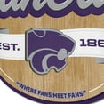 thumbnail image 4 of YouTheFan Kansas State Wildcats 17"x12.5" 3D Multi-Layered Fan Cave Sign, 4 of 5