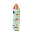 thumbnail interactive-video image 1 of Member's Mark 100% Cotton Kids' Hooded Towel With Hand Pockets, 1 of 5