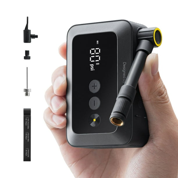 HOTO Air Pump Pocket Tool, 150PSI Portable Electric Bike Air Pump