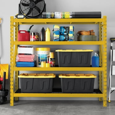 Member's Mark 4 Shelf Industrial Storage Rack, 77" W x 24" D x 72"  - Assorted Colors