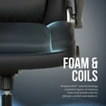 thumbnail image 8 of Shaquille O’Neal Corydon Shiatsu Massage Chair with Heat and Flip Up Arms, 8 of 11