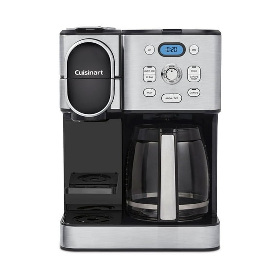 Cuisinart 2-in-1 Coffeemaker, 12 Cup Capacity, Single Serve, Hot or Iced