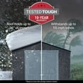thumbnail image 4 of Handy Home Products Gable 8' x 7'.5" Value Outdoor Wooden Shed, 4 of 16