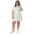 thumbnail image 5 of Edited by Hunter McGrady Women's Pleated Shirt Dress, 5 of 8