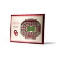 thumbnail image 1 of YouTheFan Oklahoma Sooners 17"x13" 3D 5 Layer Stadium View Wall Art, 1 of 5