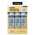thumbnail image 1 of Neutrogena Ultra Sheer Body Mist Sunscreen Spray, SPF 70, 5 oz., 3 pk., 1 of 8