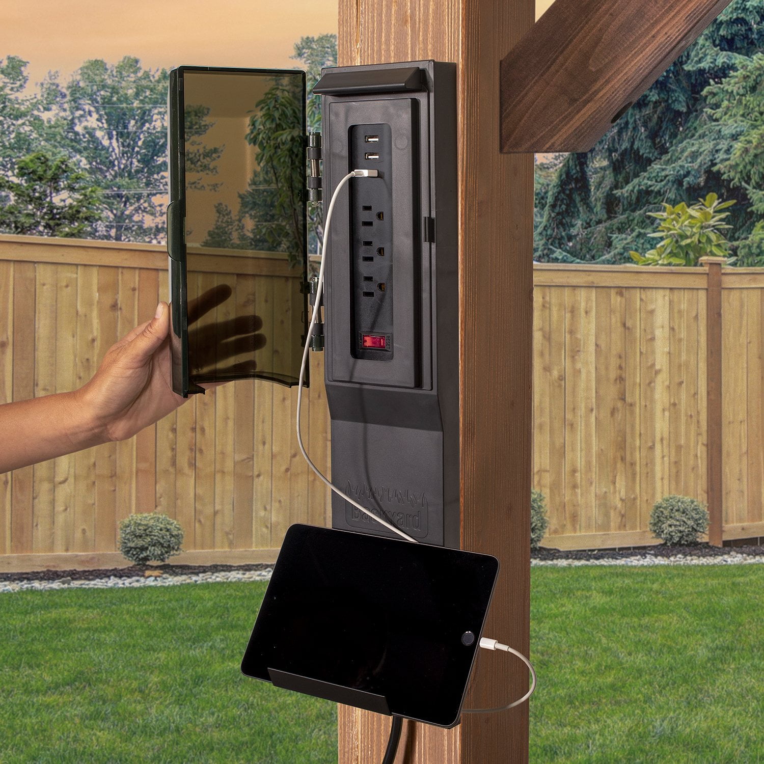 Backyard Discovery Saxony Grill Gazebo - Thumbnail 4