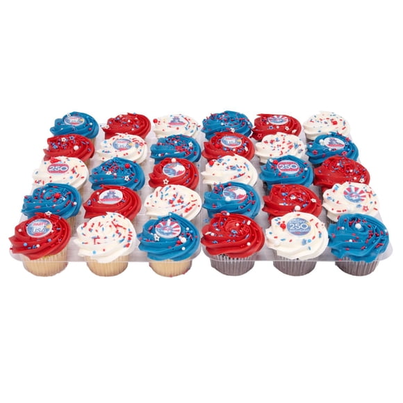 Member's Mark Patriotic 250th Cupcakes, 30 ct.