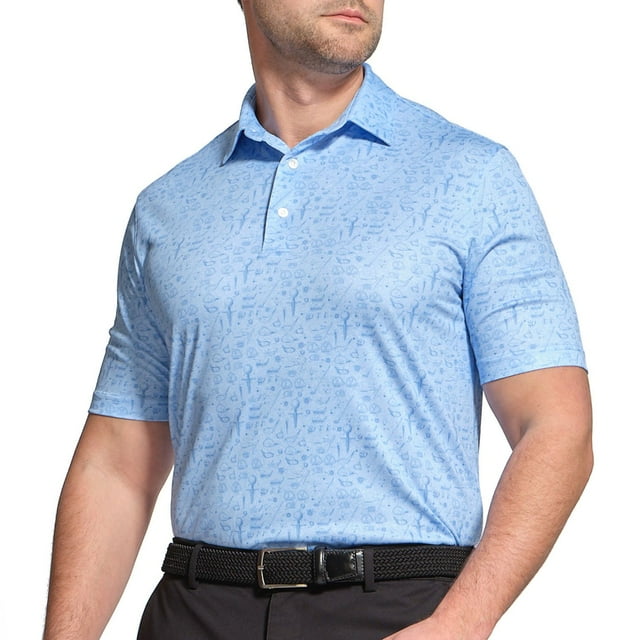 Greg Norman Men's Performance Golf Polo