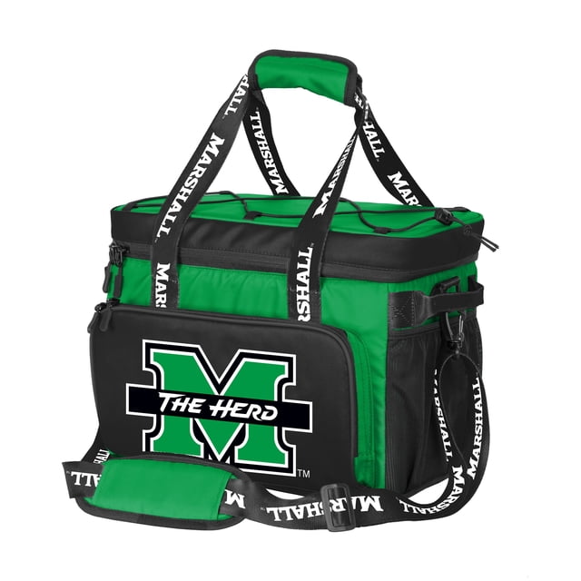 Logo Brands Marshall Thundering Herd 36 Can Cooler
