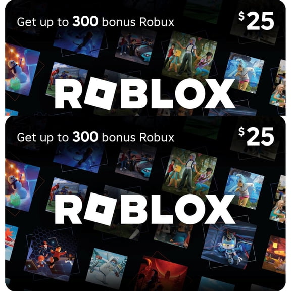 Roblox $50 Email Delivery Gift Card - 2 x $25