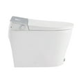 thumbnail image 3 of OVE Decors Clarke White Tall Elongated Smart Toilet with Bidet Toilet Seat, 3 of 18