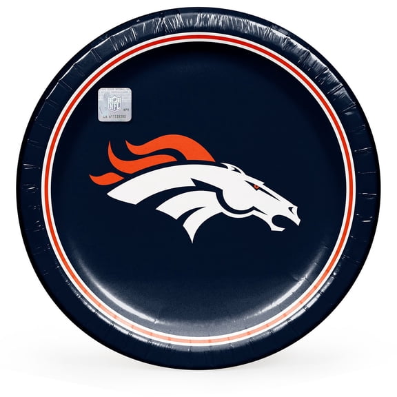 NFL Round Paper Plates, 10", 85 ct., Choose Your Team