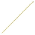 thumbnail image 2 of High Polish Puffed Mariner Bracelet in 14K Gold, 2 of 4