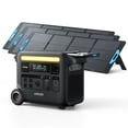thumbnail image 1 of Anker SOLIX F2600 Portable Power Station - 2560W/2400W with 3 200W Solar Panel, 1 of 17