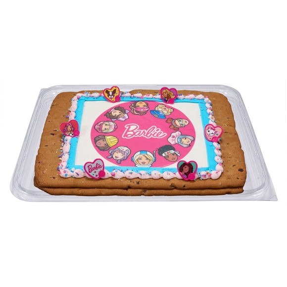 Barbie Half Sheet Cookie Cake