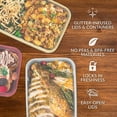 thumbnail image 2 of Bentgo Prep 30-Piece Deep-Dish Food Storage Set, Holiday Glitter Collection, 2 of 7