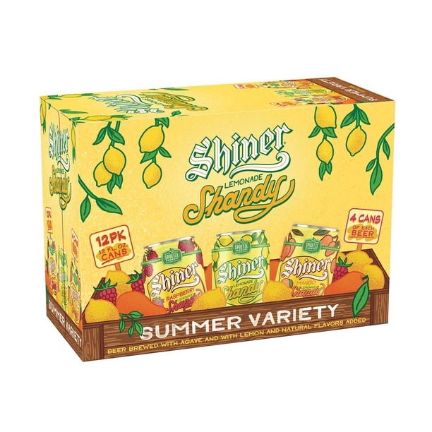 Shiner Lemonade Shandy Variety Pack, 12 fl. oz. can, 12 pk