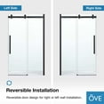 thumbnail image 3 of OVE Decors Bel 48" W x 78-3/4" H Frameless Soft-Close Sliding Shower Door, 3 of 9