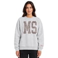 thumbnail image 1 of State of Mine Women's Camo Letters State Sweatshirt, 1 of 6