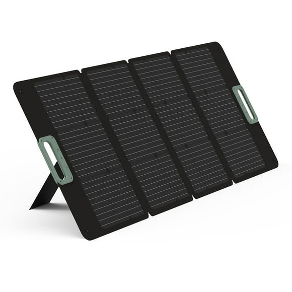 100-Watt Portable Foldable Waterproof Solar Panel by Yard Force for Outdoor Power, USB & Power Station/Generator Compatible, Chainable