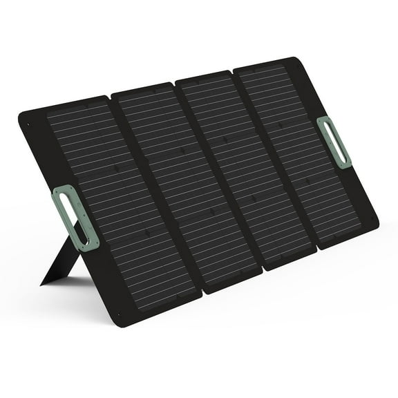 100-Watt Portable Foldable Waterproof Solar Panel by Yard Force for Outdoor Power, USB & Power Station/Generator Compatible, Chainable