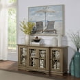 thumbnail image 3 of OSP Home Furnishings 60" Marcel Console with 4 Glass Doors, 3 of 11