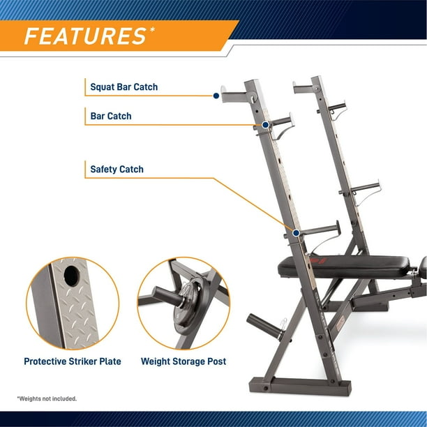 Marcy Olympic Weight Bench - Samsclub.com