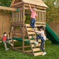 thumbnail image 3 of KidKraft Spacious Skies 5-in-1 Outdoor Swing Set/Playset, 3 of 9