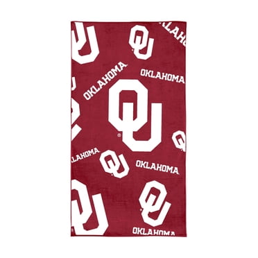 Logo Brands Oklahoma Sooners 38"x72" Beach Towel