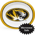 thumbnail image 4 of NCAA Oval Paper Plates, 10" x 12", 50 ct., Choose Team, 4 of 7