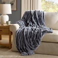 thumbnail image 1 of Member's Mark Ruched Faux Fur Throw, 60" x 70", 1 of 5