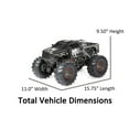 thumbnail image 8 of New Bright 1:10 Scale Radio Control Raminator Monster Truck - Black, 8 of 8