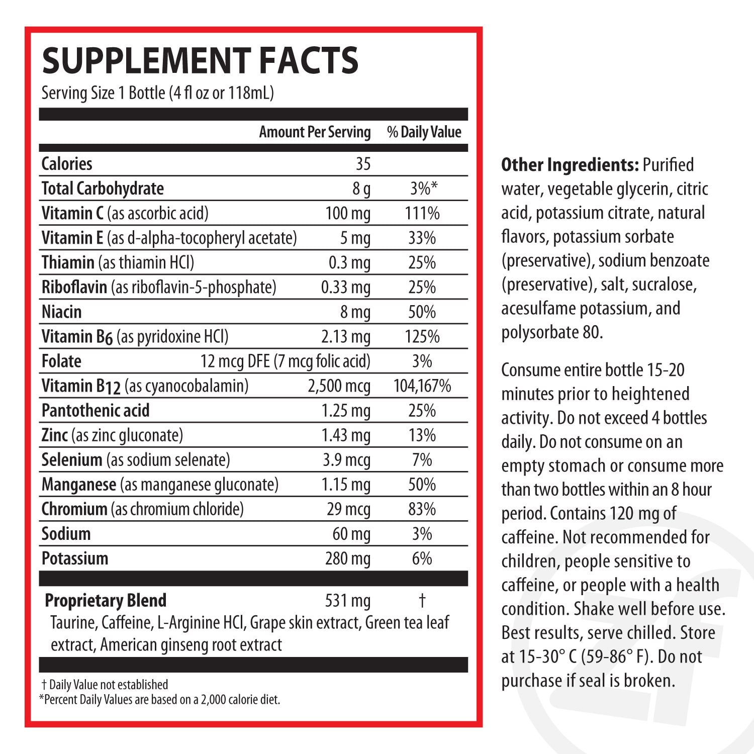 Zipfizz Liquid Energy Shot, Fruit Punch 24 ct. - Samsclub.com