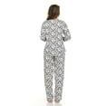 thumbnail image 5 of Flora Nikrooz 2 Piece 3/4 Sleeve Henley PJ Set, 5 of 14