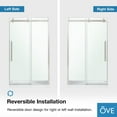 thumbnail image 3 of OVE Decors Bel 48" W x 78-3/4" H Frameless Soft-Close Sliding Shower Door, 3 of 9
