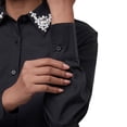 thumbnail image 5 of Express Women's Cropped Button-Down Top, 5 of 6