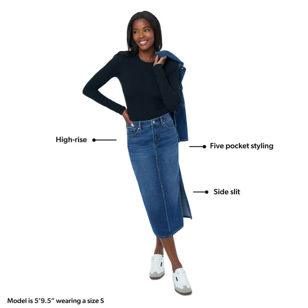 Edited by Remi Bader Women's Denim Skirt - Samsclub.com