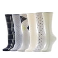 thumbnail image 1 of Cuddl Duds Women's 6-Pack So Soft Sock, 1 of 4