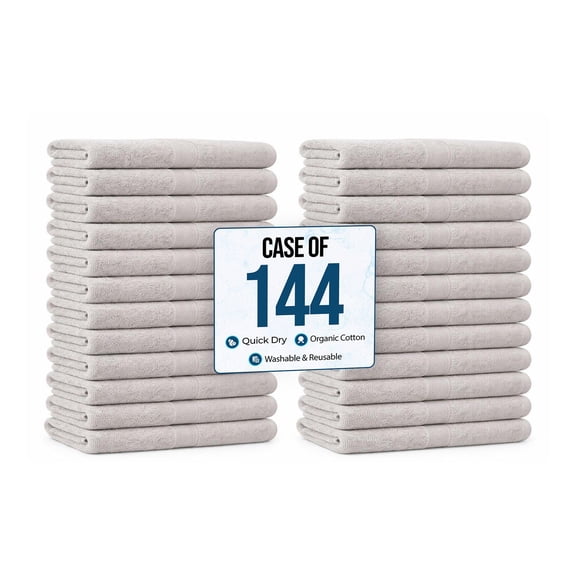 Simpli-Magic Quick Dry Lightweight Cotton Hand Towels – Multi-Use Wash Towels, 16” x 27” Assorted Packs