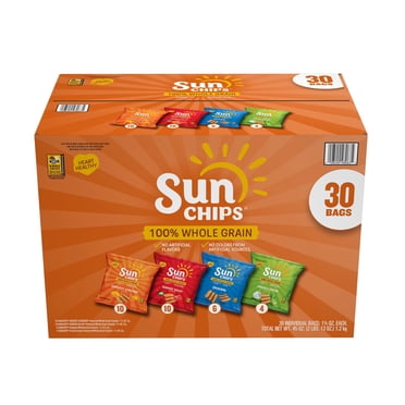 SunChips Whole Grain Variety Pack Chips, 30 pk.