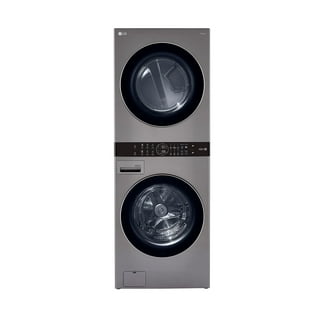 LG Single Unit Front Load WashTower with Center Control 4.5 cu. ft. Washer and 7.4 cu. ft. Gas Dryer