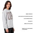 thumbnail image 3 of State of Mine Women's Camo Letters State Sweatshirt, 3 of 6