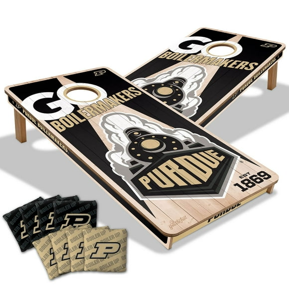 YouTheFan Purdue Boilermakers 2'x4' Cornhole Board Set